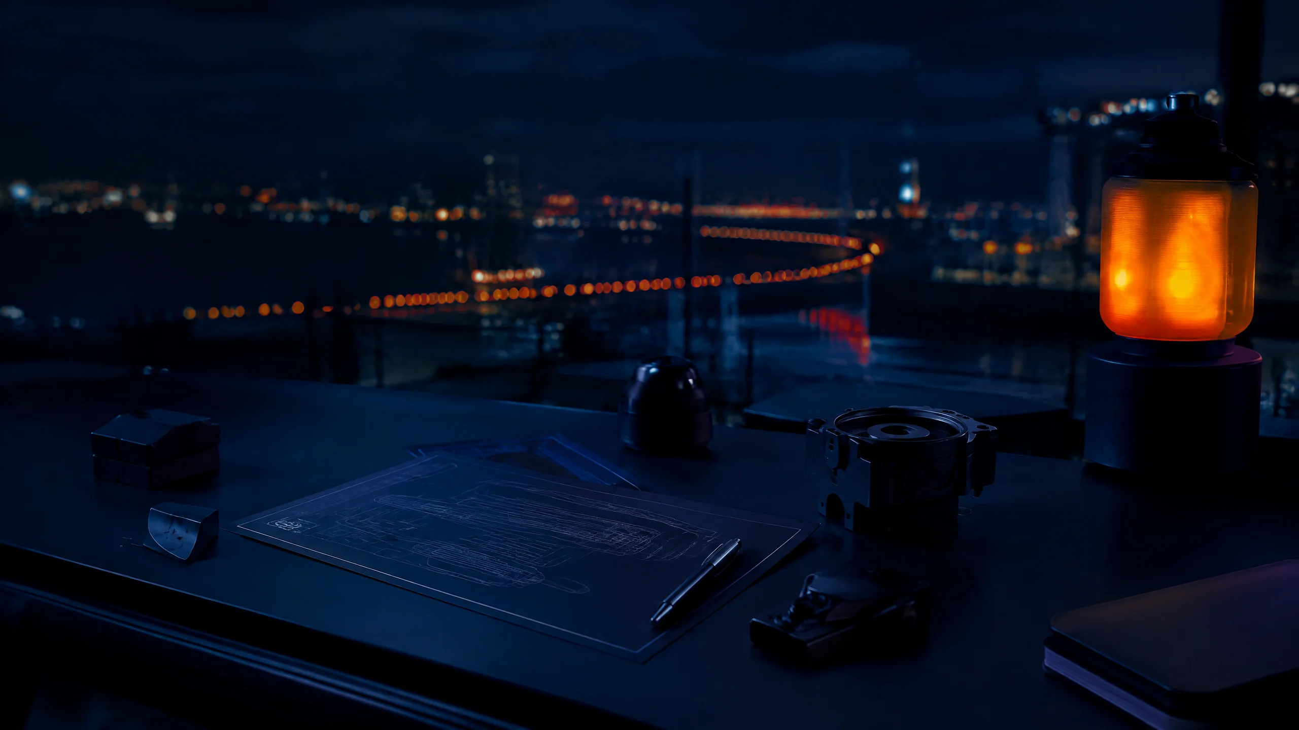 Night engineering dock