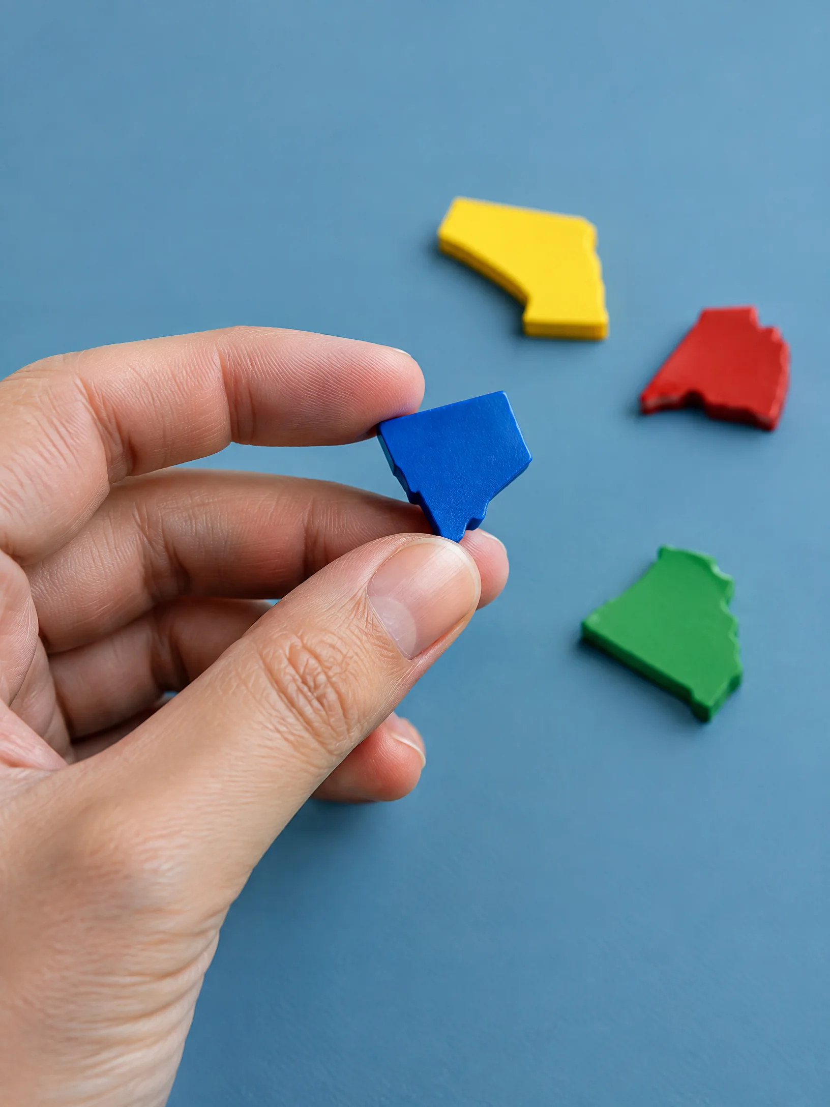 Hand working with product route tokens